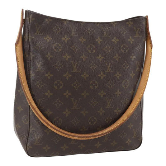 Louis Vuitton Looping Handbag Monogram Canvas, BROWN, CANVAS, Shoulder bag