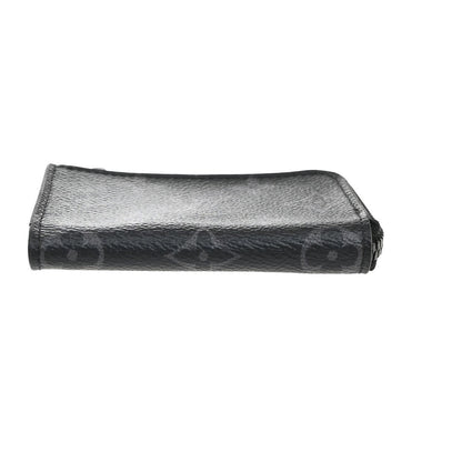 Louis Vuitton Eclipse Porte Monnaie Monogram Canvas, BLACK, CANVAS, Wallets