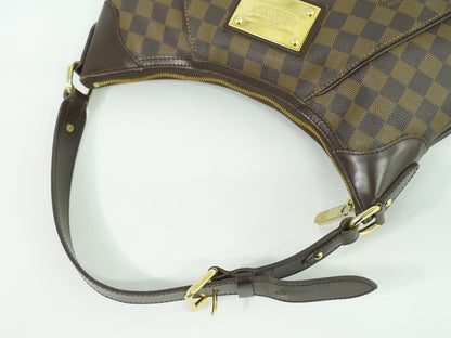 Louis Vuitton Thames Handbag Damier, BROWN, CANVAS, Handbag
