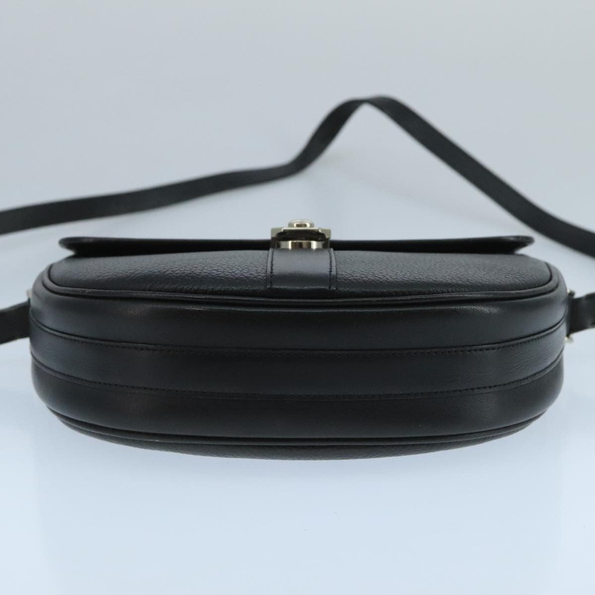 Burberry Flap Shoulder Bag Leather, BLACK, LEATHER, Shoulder bag