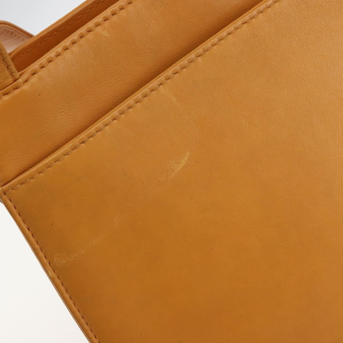 Chanel Vintage Logo Tote Leather, Camel, Leather, Tote Bag