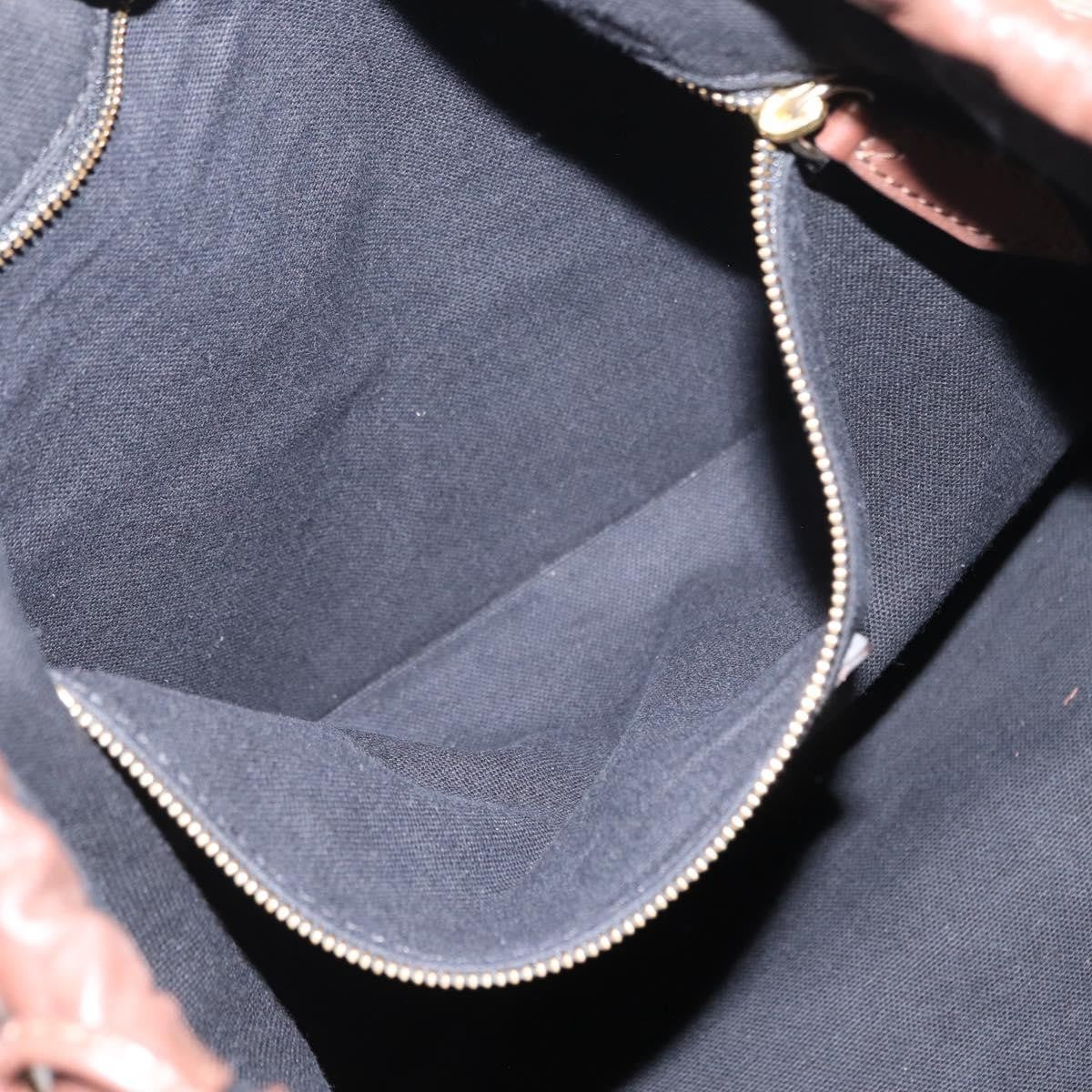 Burberry Big Crush Tote Leather and House Check Canvas, BROWN, LEATHER, Handbag