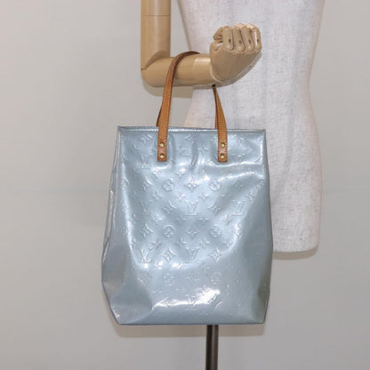 Louis Vuitton Reade Handbag Monogram Vernis, BLUE, PATENT_LEATHER, Handbag