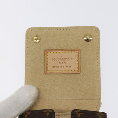 Louis Vuitton CASE JEWELRY BOX Canvas, BROWN, CANVAS, Wallets