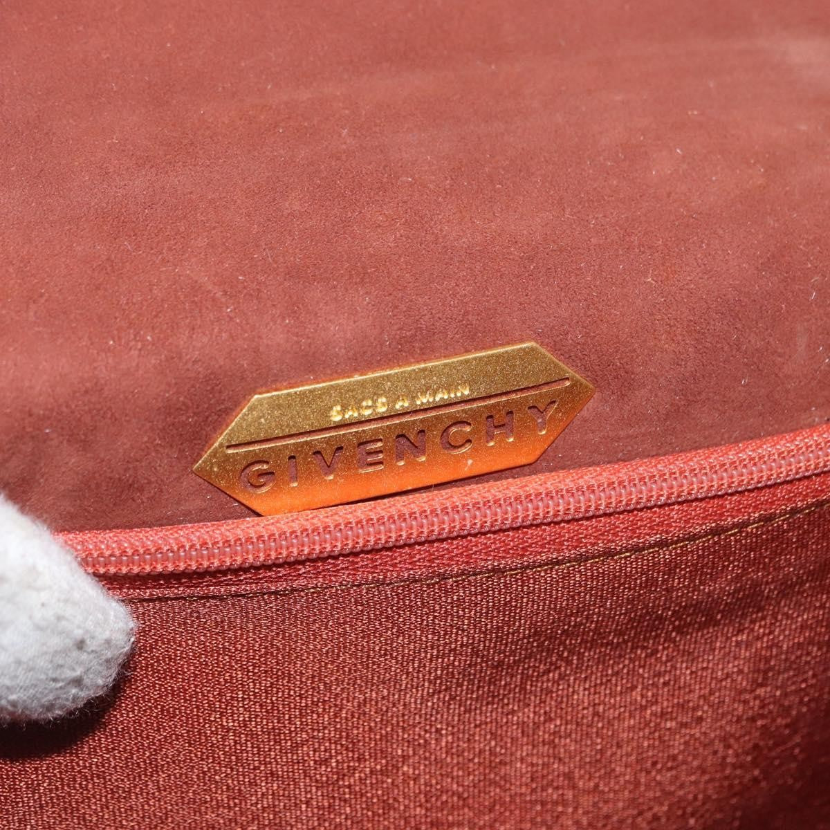 Givenchy Vintage Handbag Suede, BROWN, SUEDE, Handbag