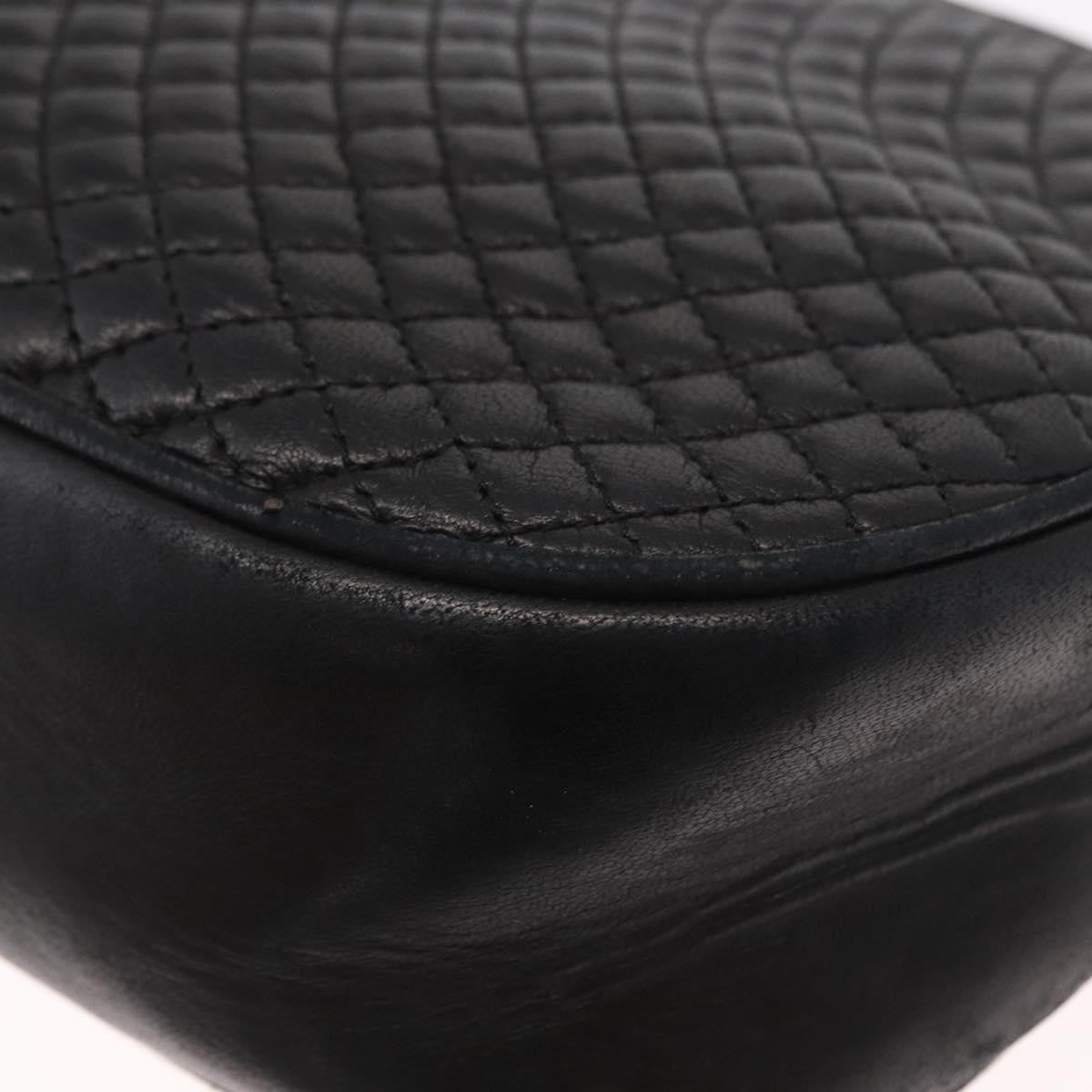 Bally Vintage Shoulder Bag Leather, BLACK, LEATHER, Shoulder bag