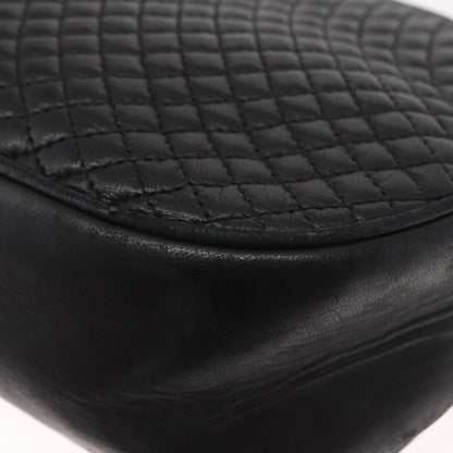 Bally Vintage Shoulder Bag Leather, BLACK, LEATHER, Shoulder bag