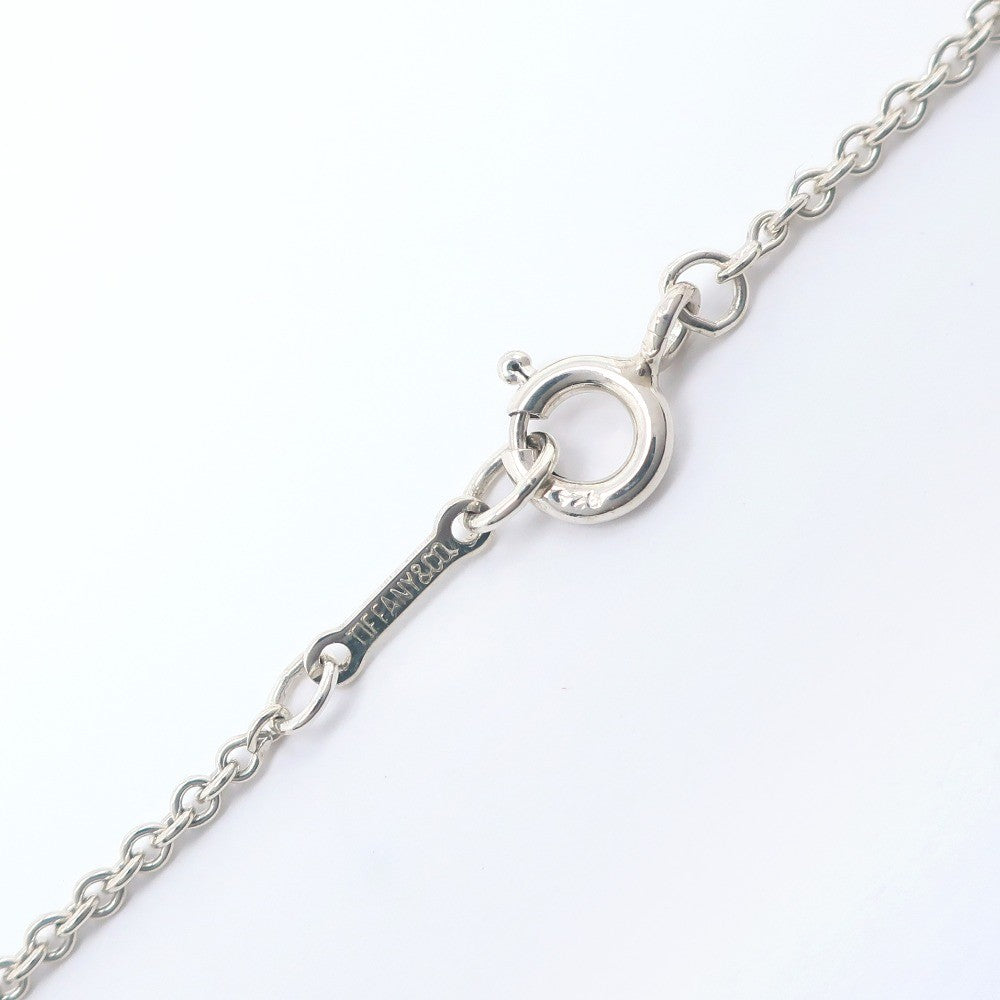 Tiffany & Co. Elsa Peretti Double Loop Pendant Necklace Silver 925, SILVER, SILVER, Necklace