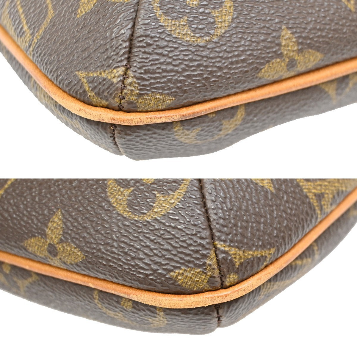 Louis Vuitton Musette Salsa Handbag Monogram Canvas, BROWN, LEATHER, Shoulder bag