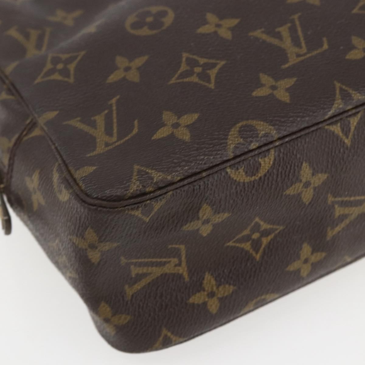 Louis Vuitton Trousse Toilette Monogram Canvas, BROWN, CANVAS, Clutche & pouche