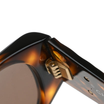 Chanel CC Logo Matelasse Sunglasses Eye Wear Plastic, Brown, Plastic, Sunglasses