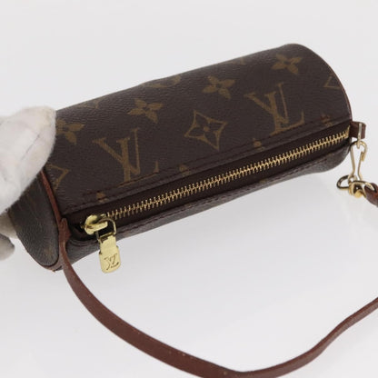 Louis Vuitton Papillon Pochette Monogram Canvas, BROWN, CANVAS, Clutche & pouche