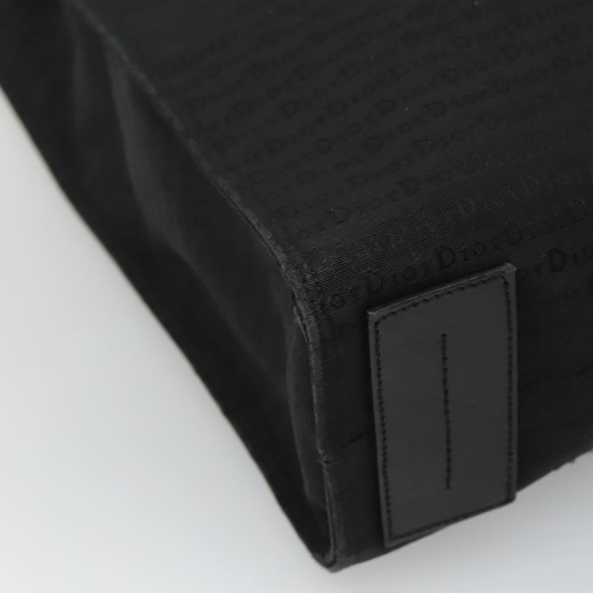 Christian Dior Vintage Tote Canvas, BLACK, CANVAS, Tote bag