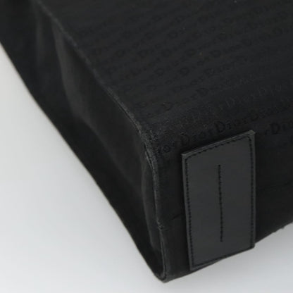 Christian Dior Vintage Tote Canvas, BLACK, CANVAS, Tote bag