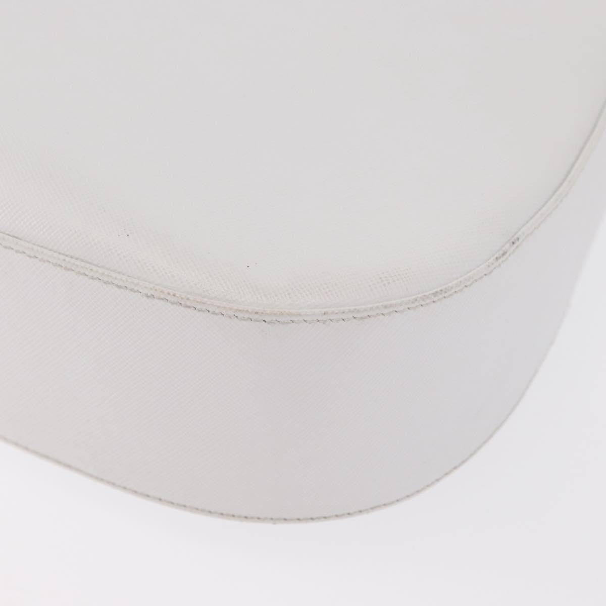 Salvatore Ferragamo Gancini Shoulder Bag Leather, WHITE, LEATHER, Shoulder bag