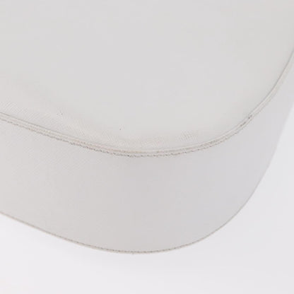 Salvatore Ferragamo Gancini Shoulder Bag Leather, WHITE, LEATHER, Shoulder bag