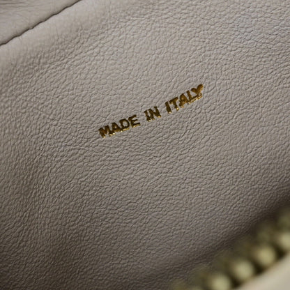 Chanel Vintage Camera Tassel Bag Chevron Lambskin, IVORY, LEATHER, Shoulder bag