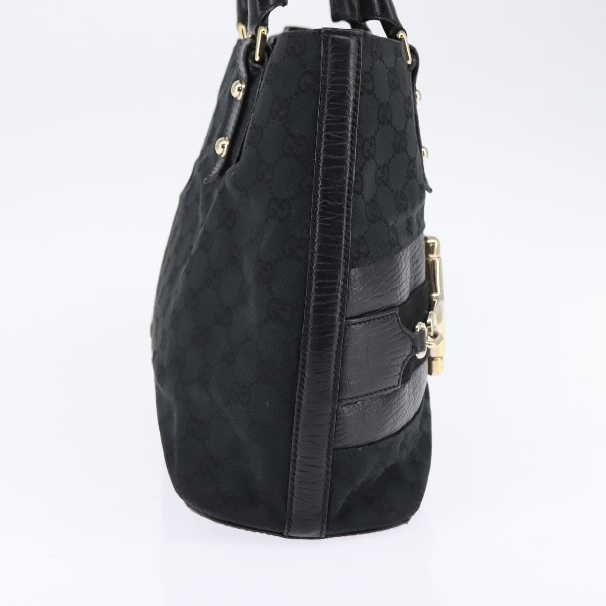 Gucci Hasler Tote GG Canvas, BLACK, CANVAS, Tote bag