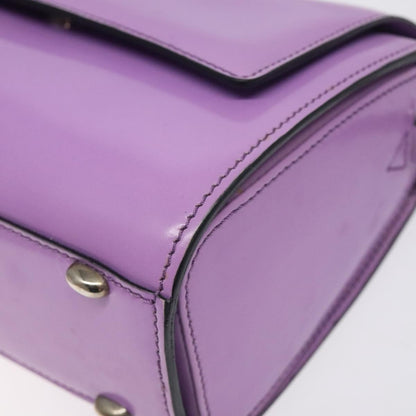 Celine Shoulder Bag Leather, PURPLE, LEATHER, Shoulder bag