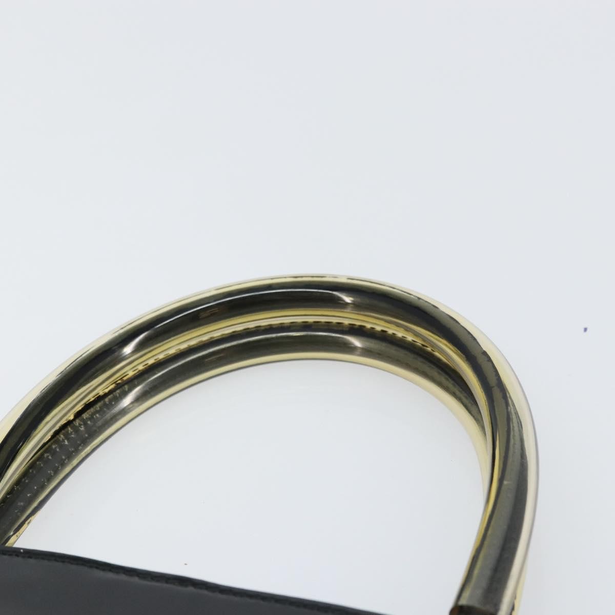 Salvatore Ferragamo Vintage Handbag Patent leather, BLACK, PATENT_LEATHER, Handbag