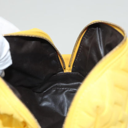 Fendi Vintage Toiletry Pouch Nylon, YELLOW, NYLON, Clutche & pouche