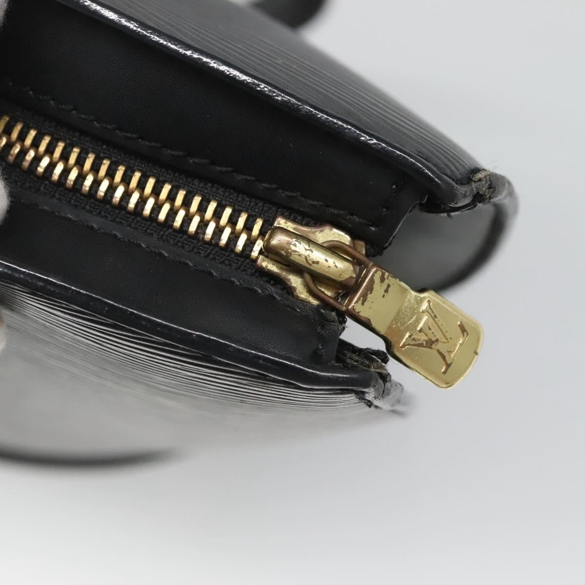 Louis Vuitton Saint Jacques Handbag Epi Leather, BLACK, LEATHER, Shoulder bag