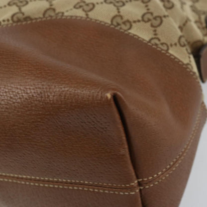Gucci Bree Dome Tote GG Canvas with Leather, BEIGE, CANVAS, Tote bag
