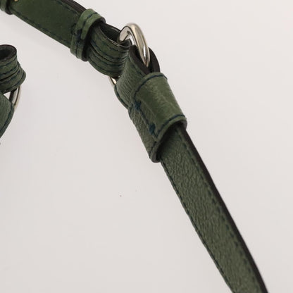 Chloe Elsie Satchel Leather, GREEN, LEATHER, Handbag