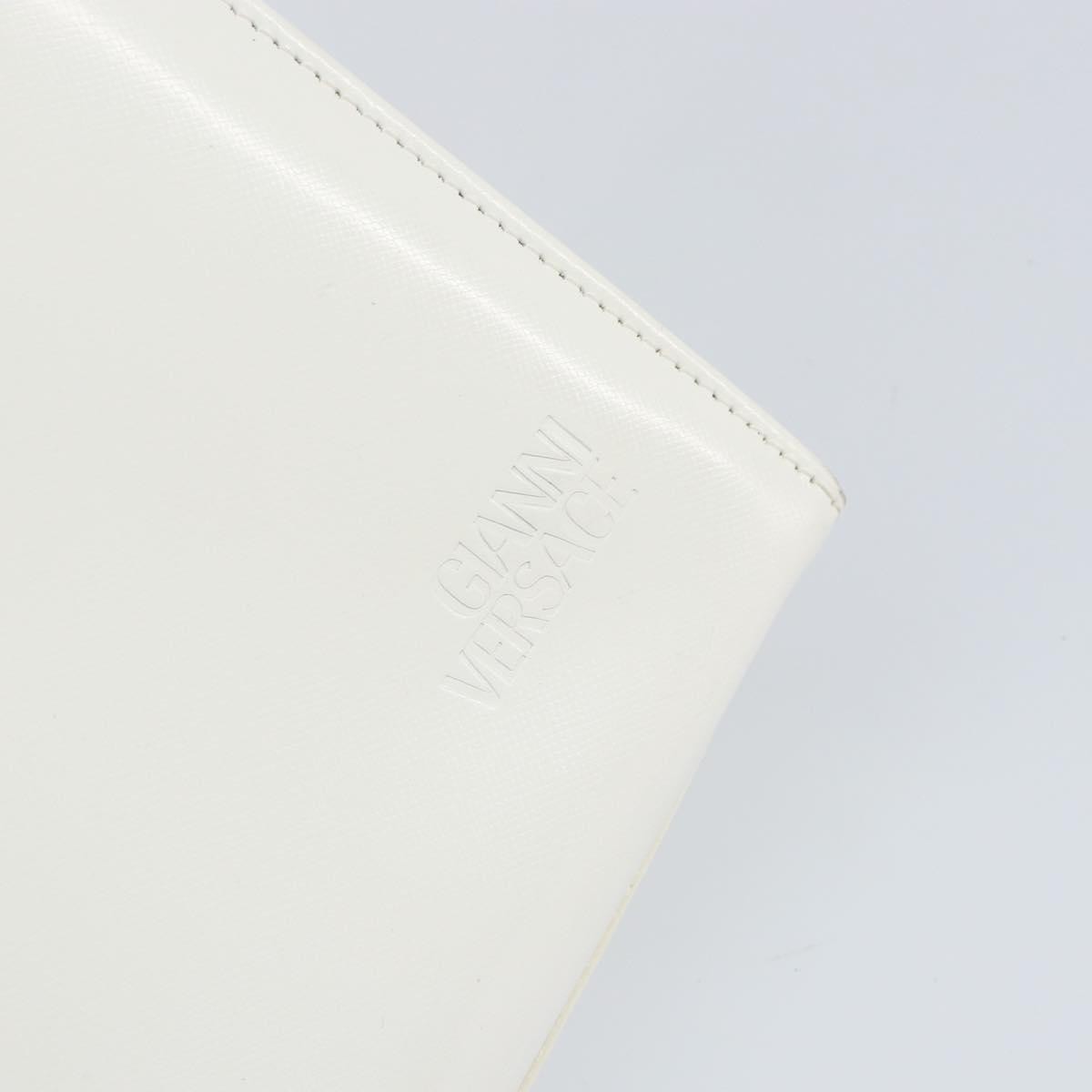 Versace Medusa Shoulder Bag Leather, WHITE, LEATHER, Shoulder bag