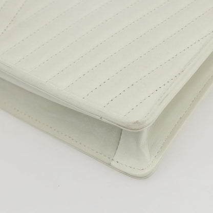 Valentino Garavani Vintage shoulder bag Leather, WHITE, LEATHER, Shoulder bag