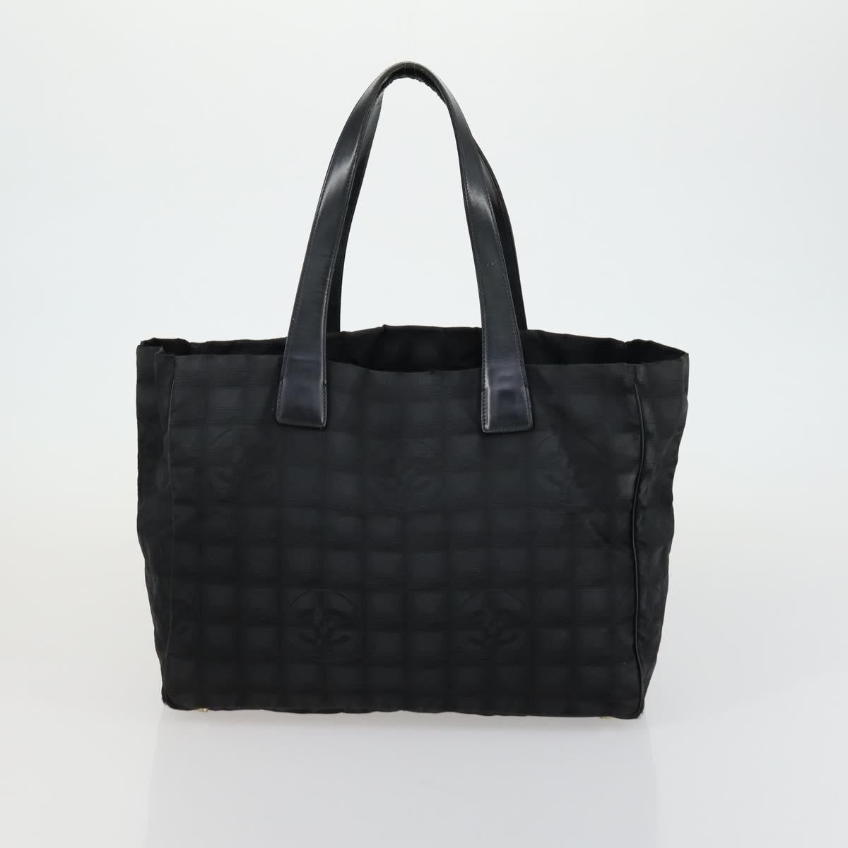 Chanel Fourre Tout Tote Multicolor Toile, BLACK, NYLON, Handbag