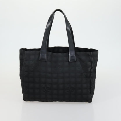 Chanel Fourre Tout Tote Multicolor Toile, BLACK, NYLON, Handbag