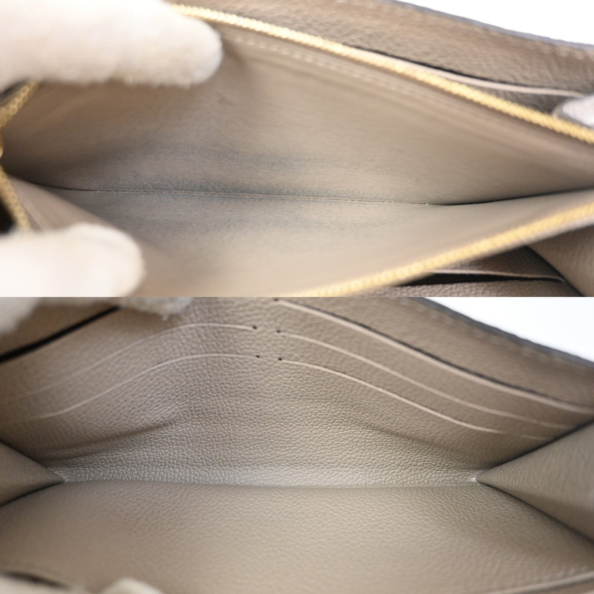 Louis Vuitton Portefeuille Sarah Wallet Monogram Empreinte, BEIGE, LEATHER, Wallets