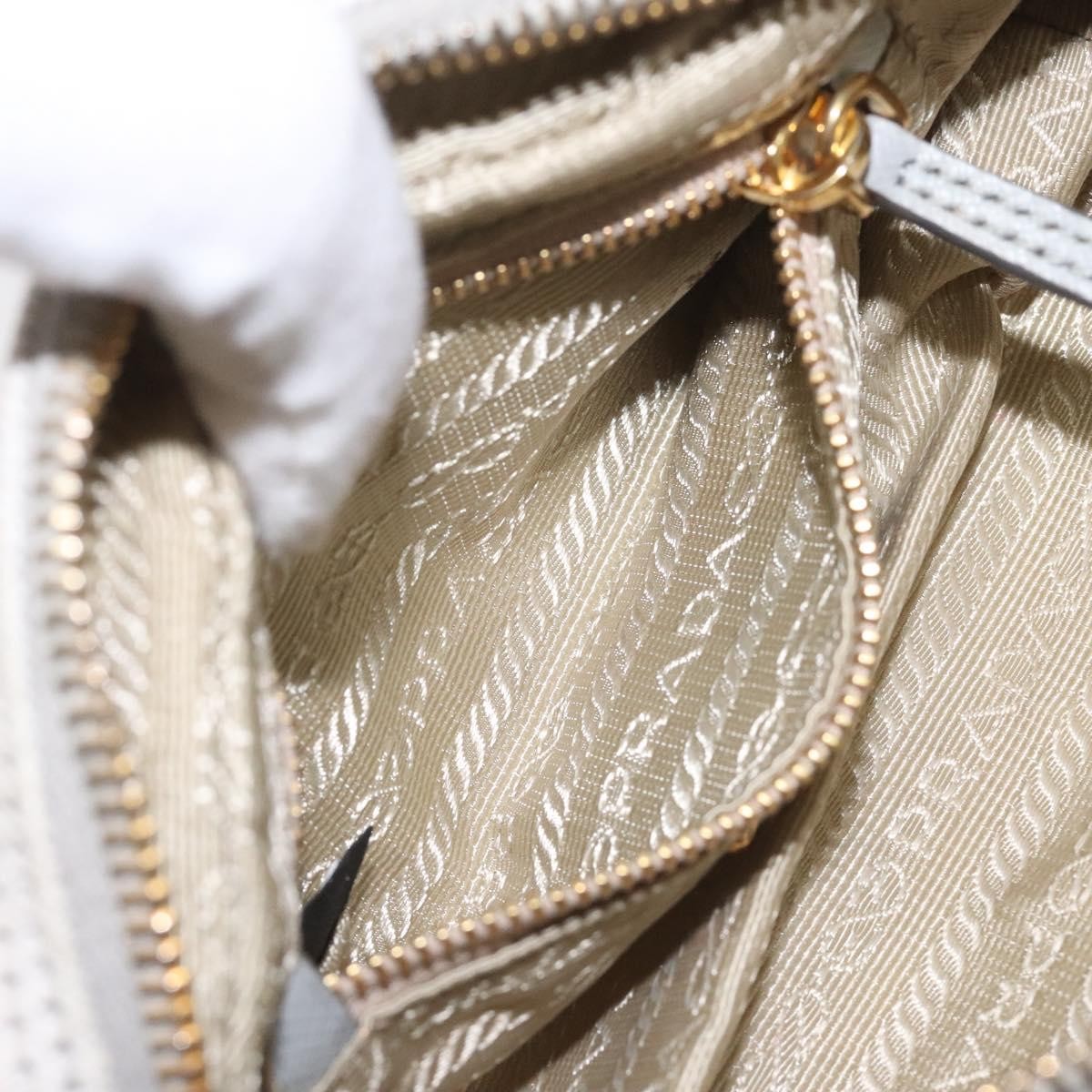 Prada Vintage Pouch Tessuto, GRAY, CANVAS, Clutche & pouche