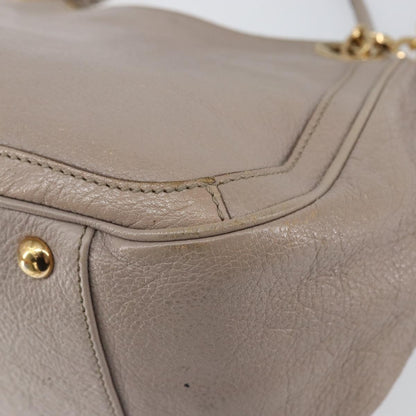 Salvatore Ferragamo Gancini Tote Leather, PINK, LEATHER, Handbag