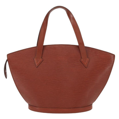 Louis Vuitton Saint Jacques Handbag Epi Leather, BROWN, LEATHER, Handbag