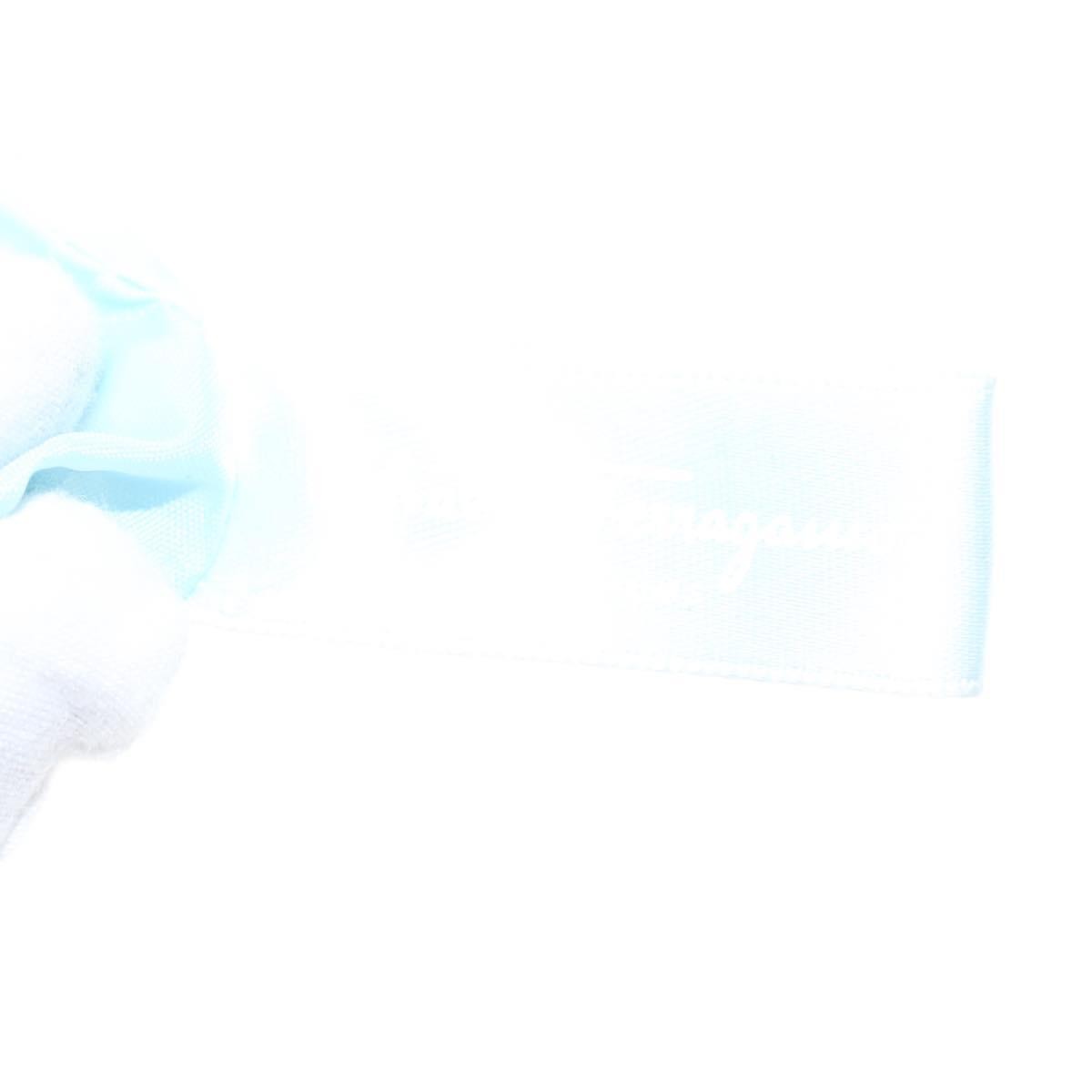 Salvatore Ferragamo Vintage Gancini Pochette Nylon, BLUE, NYLON, Clutche & pouche