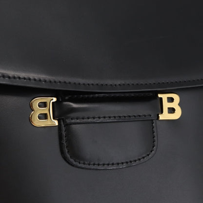 Bally Vintage Shoulder Bag Leather, BLACK, LEATHER, Shoulder bag