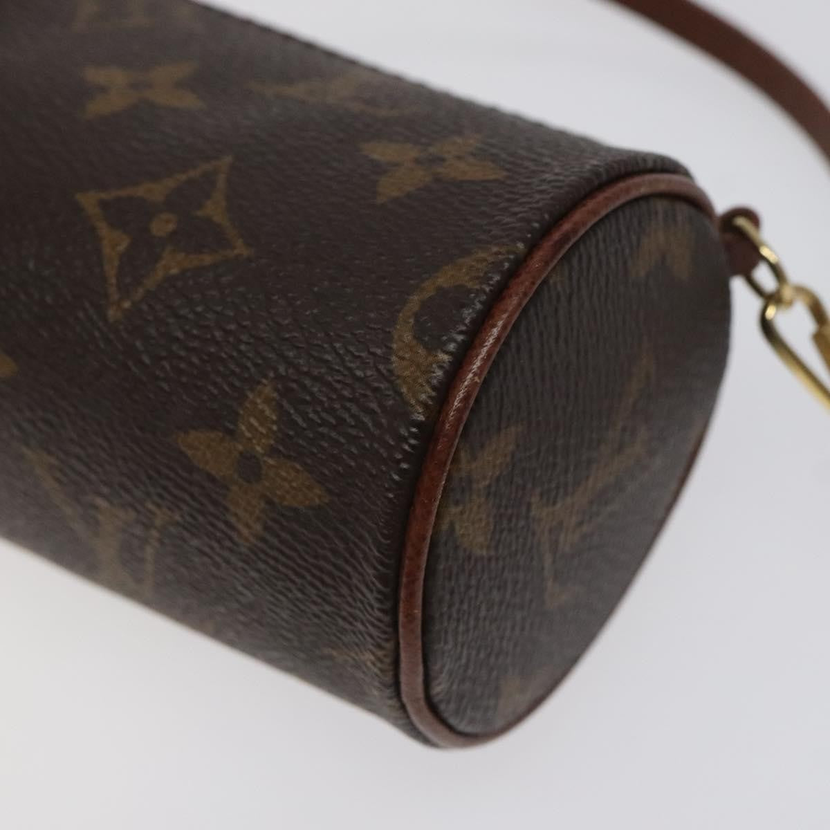 Louis Vuitton Papillon Pochette Monogram Canvas, BROWN, CANVAS, Handbag