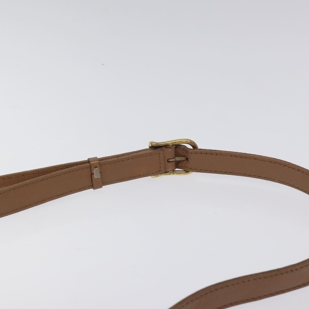 Celine Macadam Shoulder Bag PVC Leather, BROWN, CANVAS, Shoulder bag