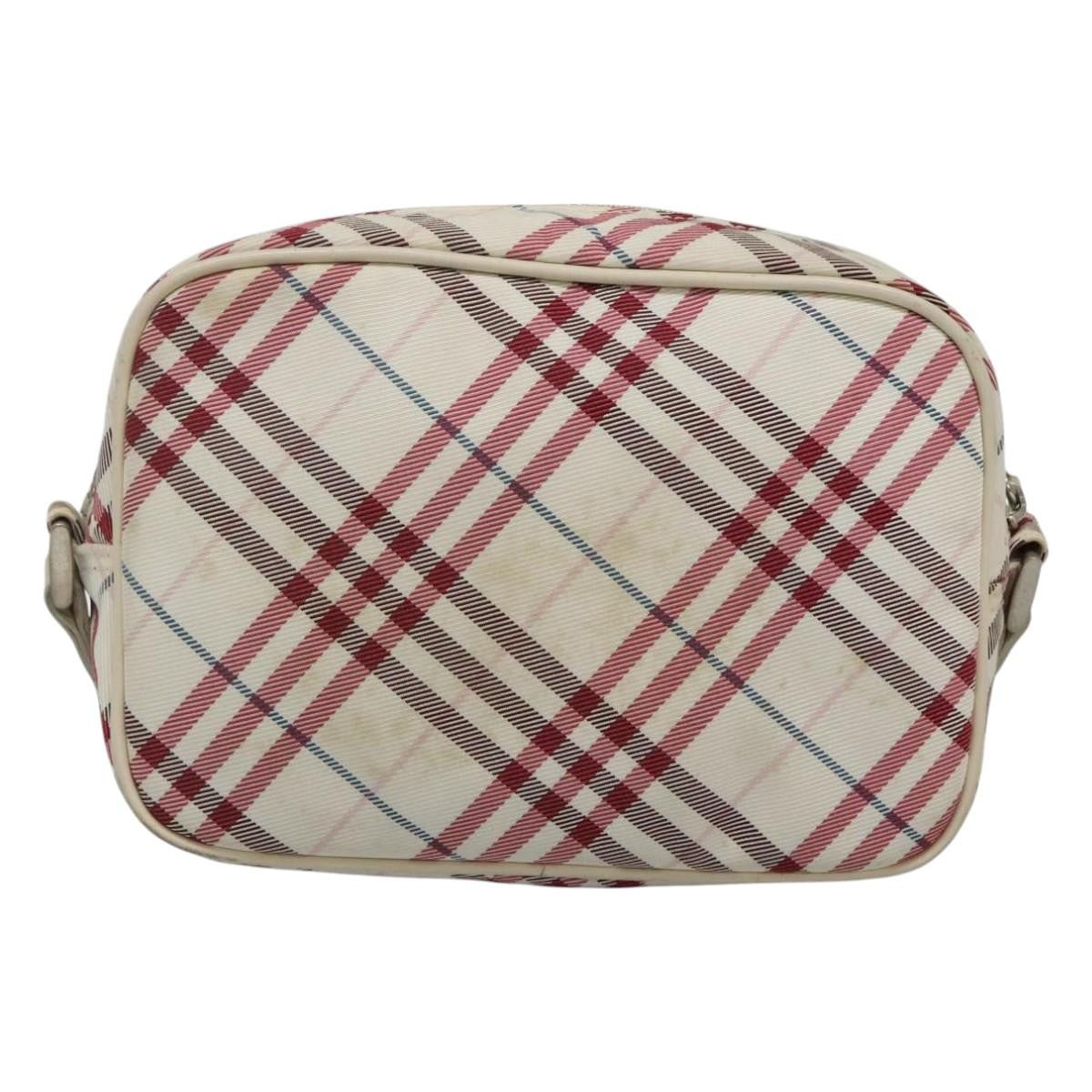 Burberry Nova Check Blue Label Nylon, RED, NYLON, Shoulder bag