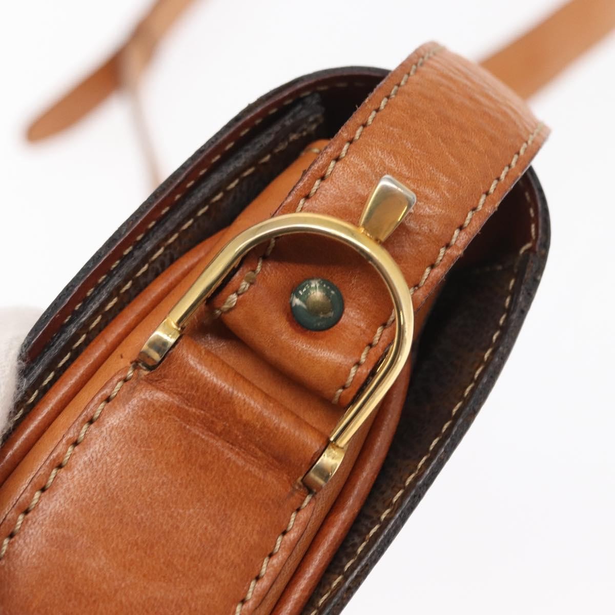 Celine Macadam Shoulder Bag PVC Leather, BROWN, CANVAS, Shoulder bag