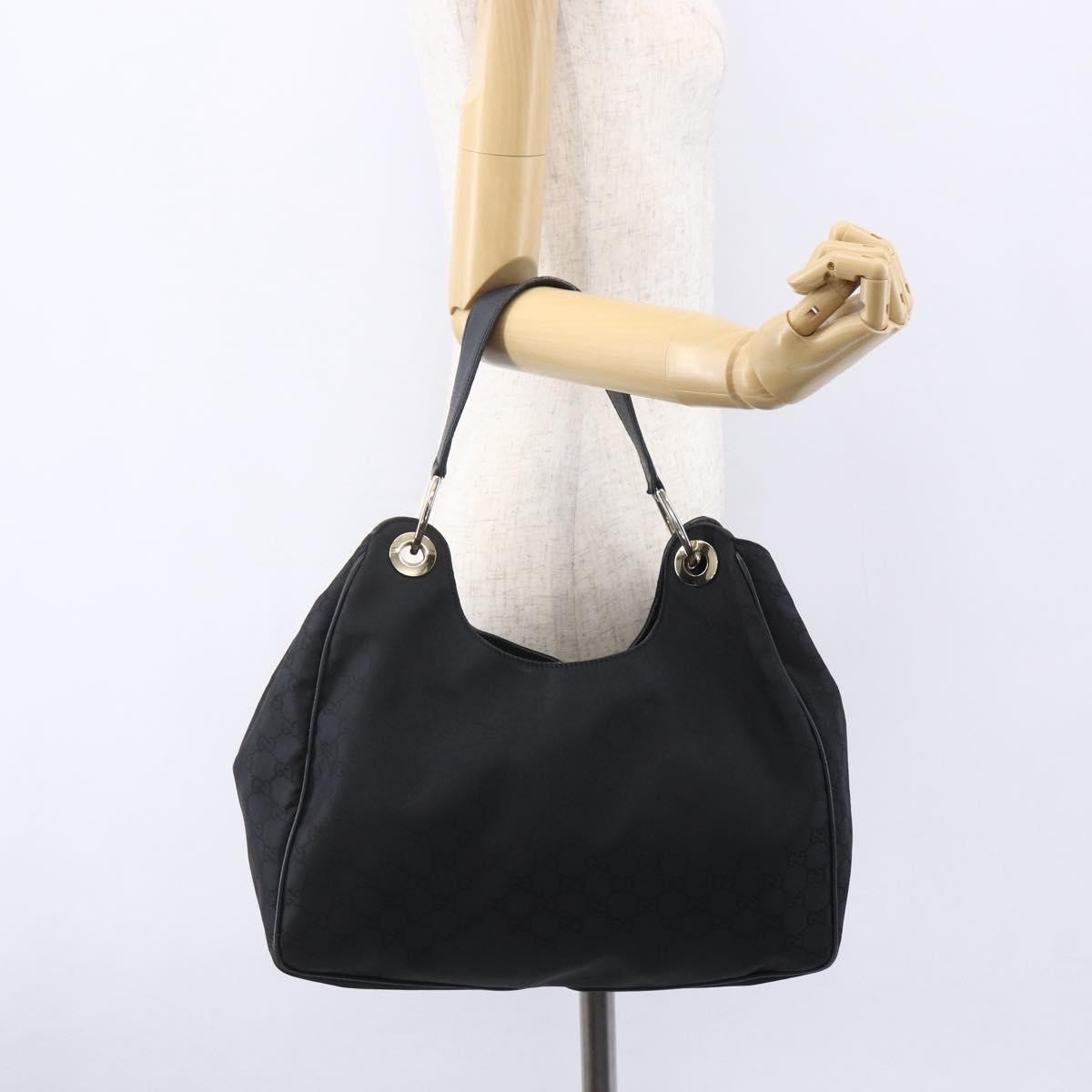 Gucci Vintage tote GG Canvas, BLACK, CANVAS, Shoulder bag