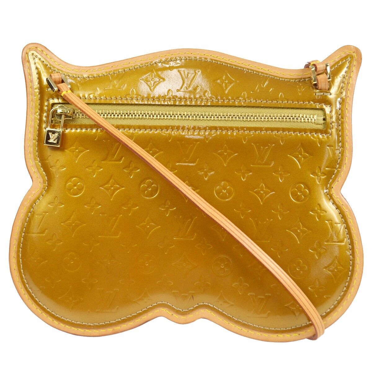 Louis Vuitton Conte De Fees Pochette Hibou Monogram Patent Leather, GOLD, PATENT_LEATHER, Shoulder bag