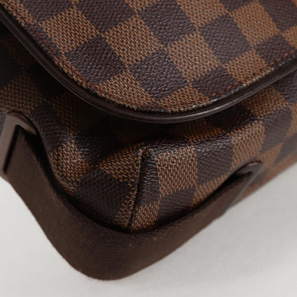 Louis Vuitton Brooklyn Handbag Damier, BROWN, CANVAS, Handbag