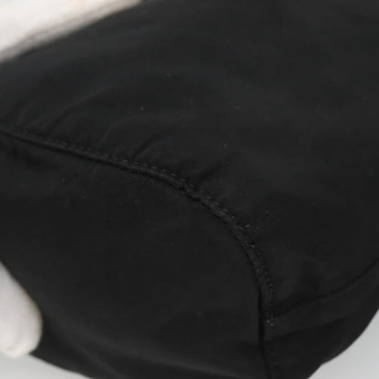 Prada Vela Drawstring Bucket Pouch Tessuto, BLACK, NYLON, Clutche & pouche