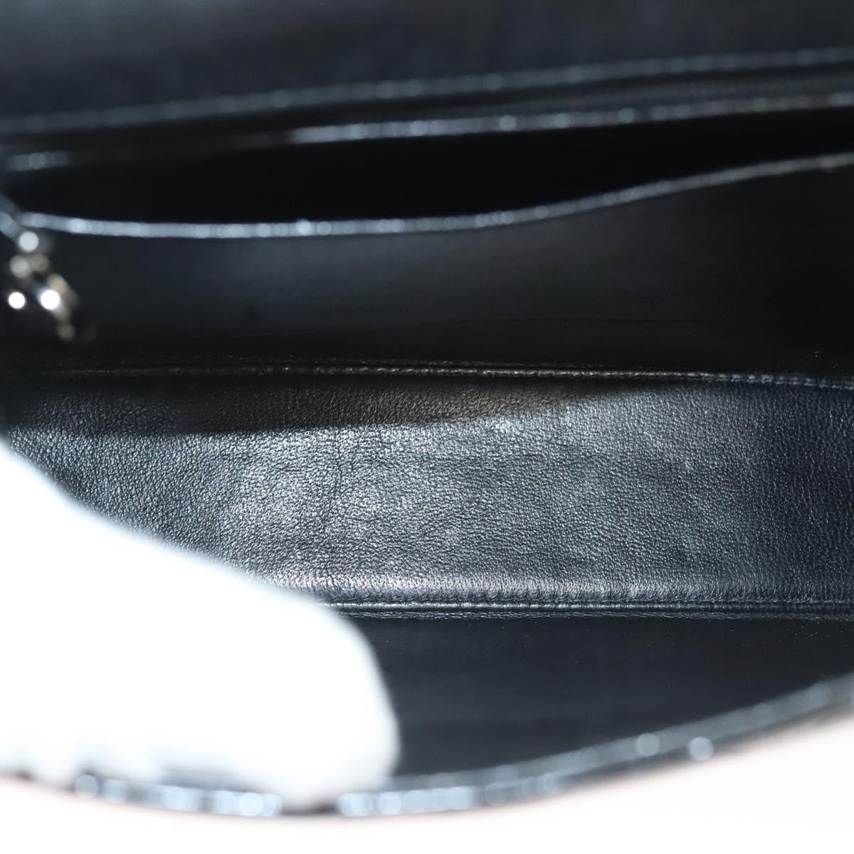 Chanel Vintage ID Bracelet Flap Bag Quilted Patent, BLACK, PATENT_LEATHER, Handbag