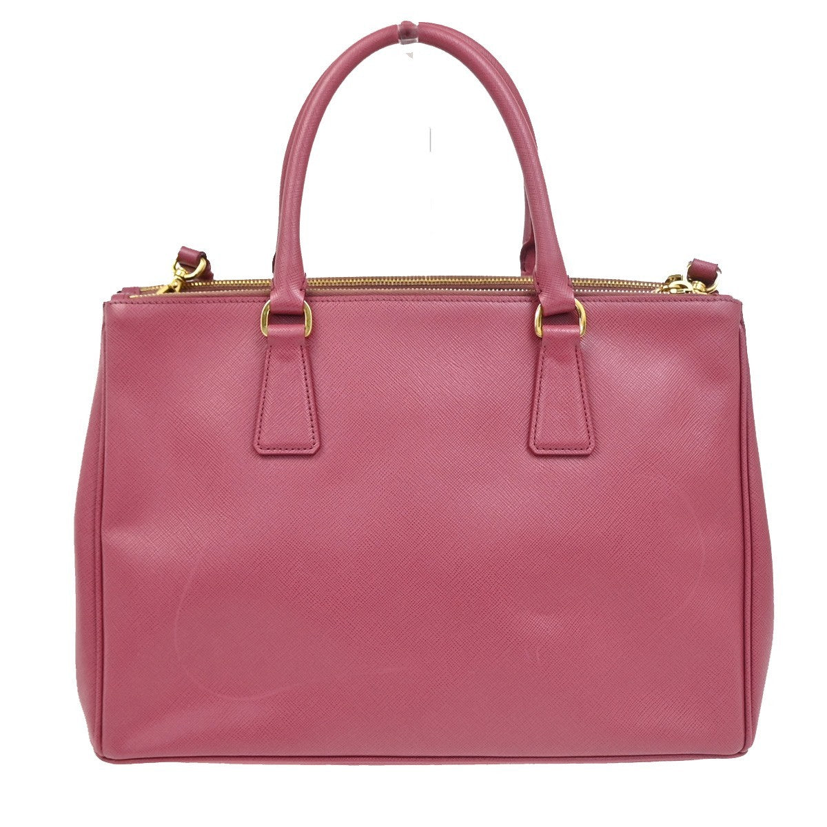 Prada Lux Open Tote Saffiano Leather, Pink, Leather, Tote Bag