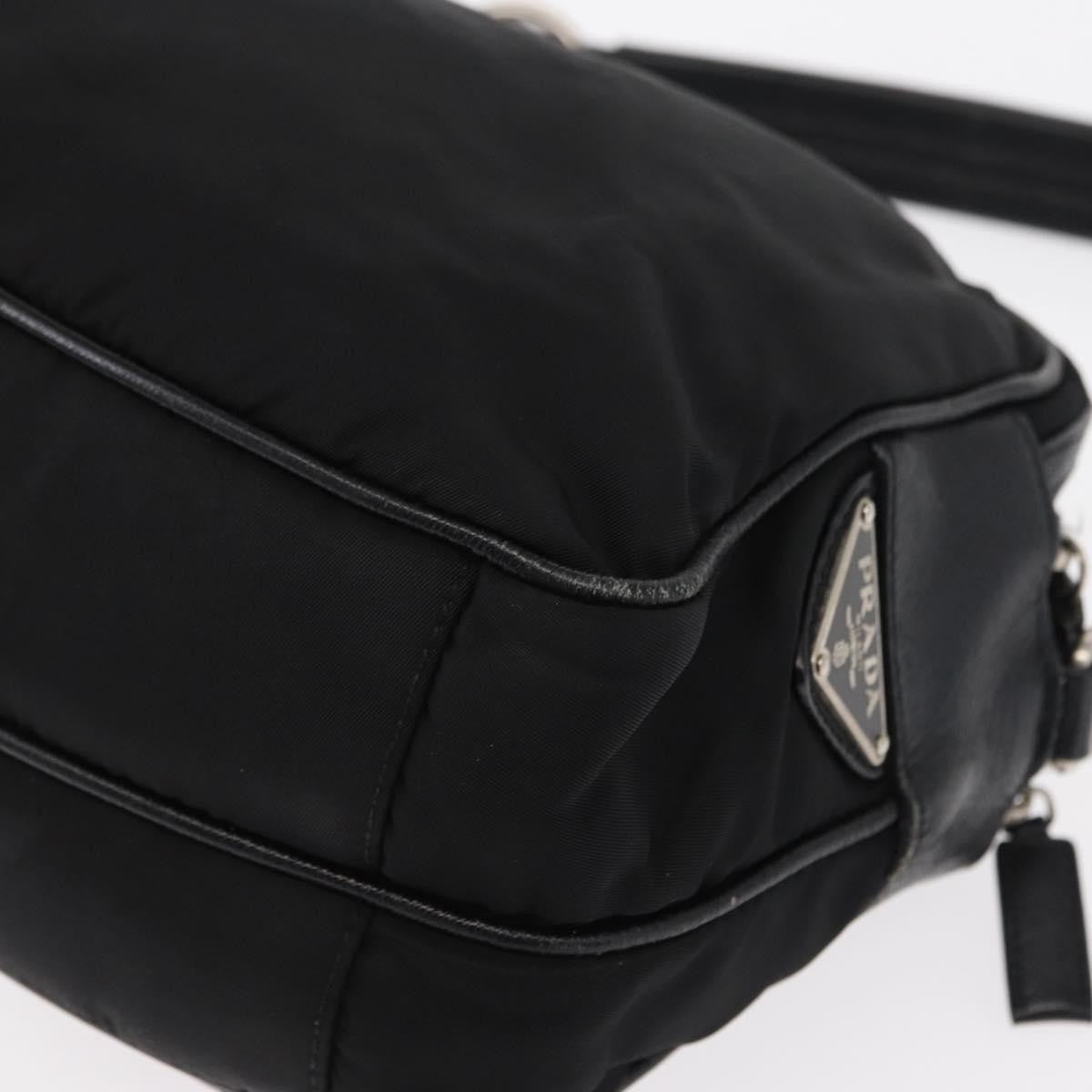 Prada Vintage Shoulder Bag Tessuto, BLACK, NYLON, Shoulder bag