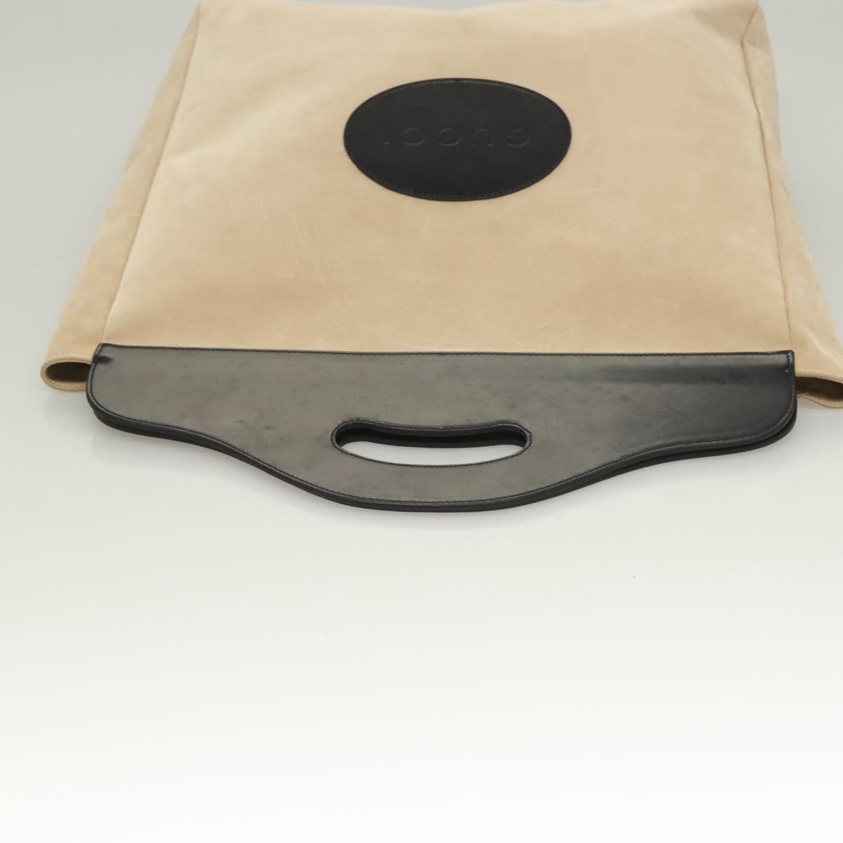 Gucci Vintage Handbag Suede, BEIGE, SUEDE, Handbag